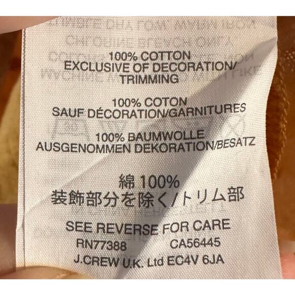 Madewell Embroidered Sunflower Blouse Orange Delicate Top Size XS - Picture 6 of 9